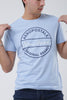 Camiseta Para Hombre Circle Aero Level 2 Graphic Tees Placid Blue