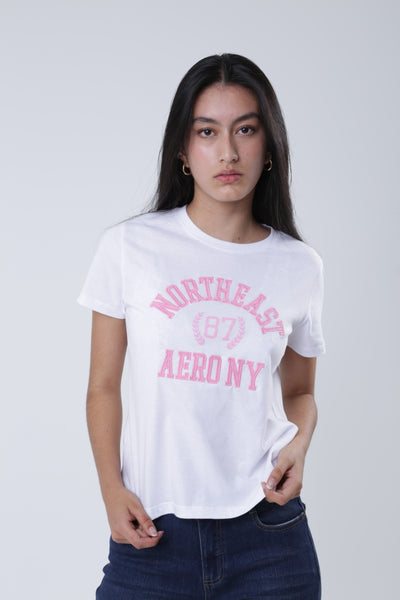 Camiseta Para Mujer Sumer Pink Aero Graphic Level 2 Bleach Large