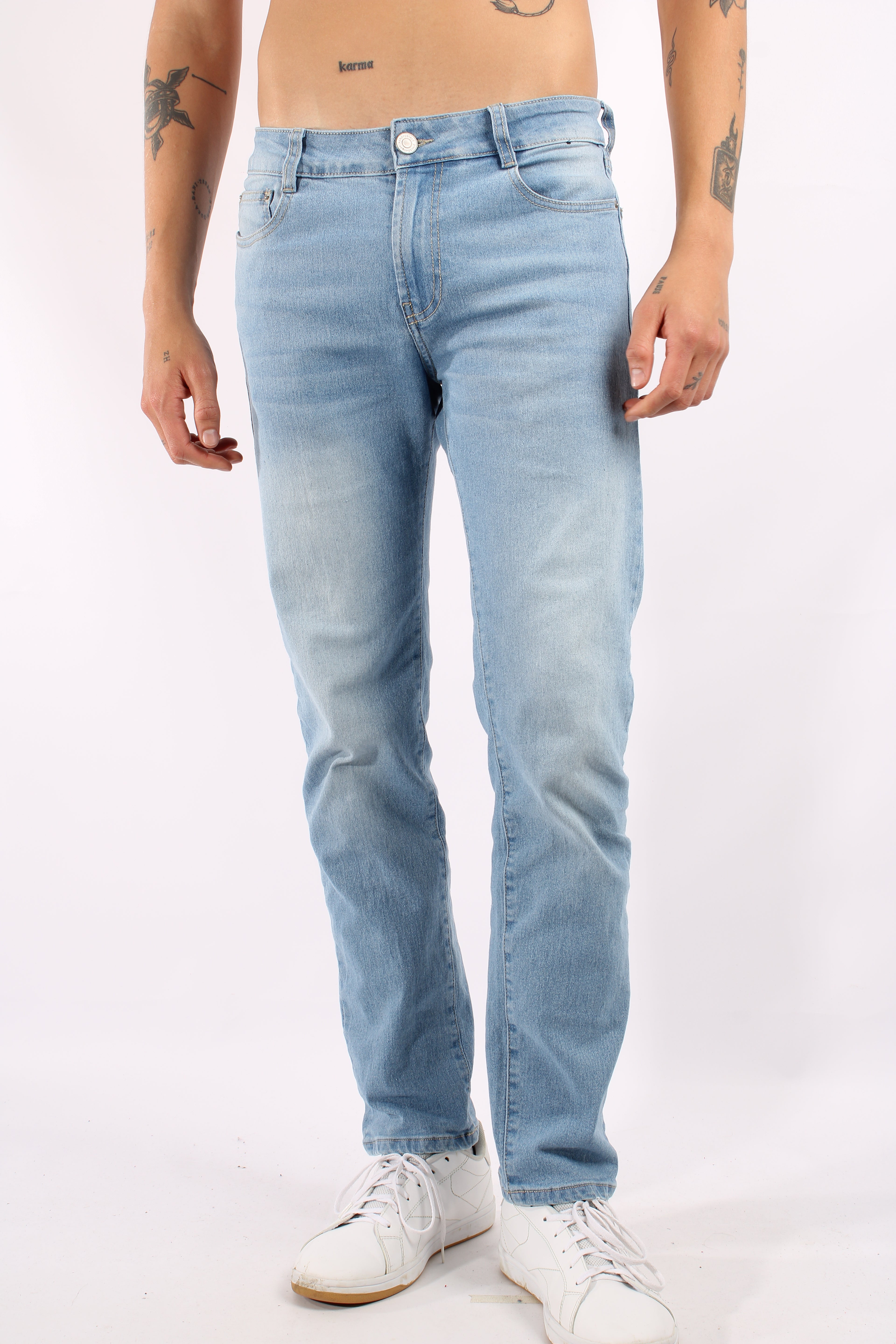 Jean Para Hombre Aeropostale Guys Slim Straight Light Wash 9324