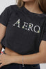 Camiseta Para Mujer Flower Aero Graphic Level 2 Dark Black Large