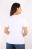 Camiseta Blanca Para Mujer Aeropostale Graphic Level 2 Bleach 6707