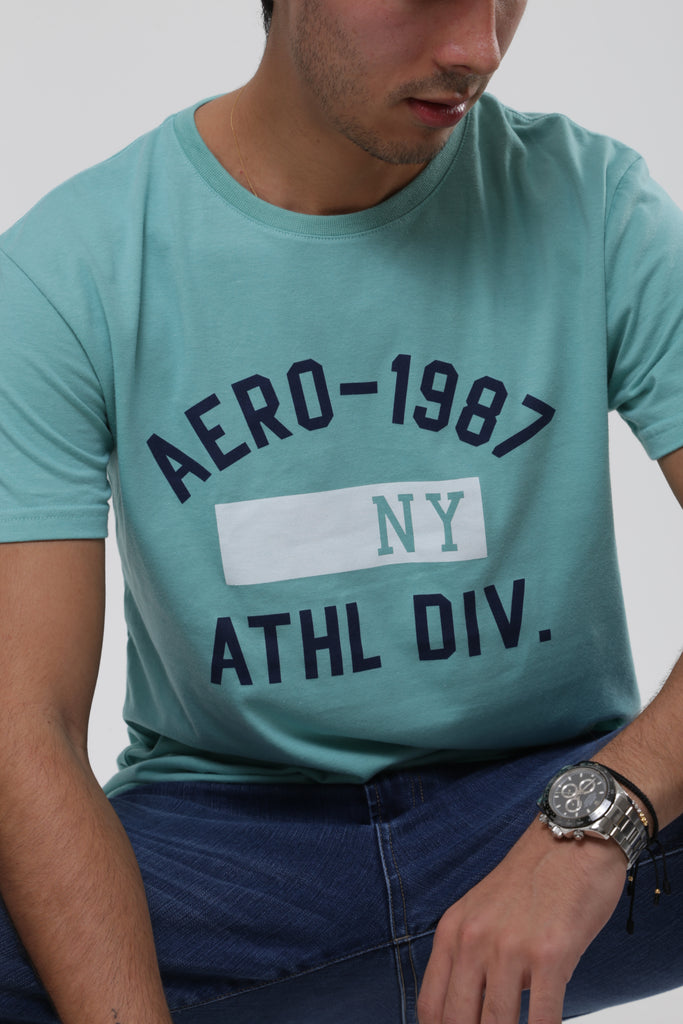 Camiseta Para Hombre Aero Level 1 Graphic Tees Cascade