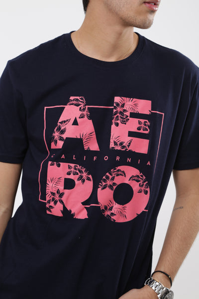 Camiseta Para Hombre Beach Aero Level 1 Graphic Tees Blue Depths