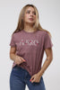 Camiseta Para Mujer Flower Aero Graphic Level 2 Vineyard Wine