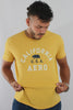 Camiseta Para Hombre Aero Level 1 Graphic Tees Banana U.S.A And Dark Blue Bear