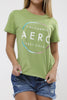 Camiseta Para Mujer Circle Aero Graphic Level 1 Fern