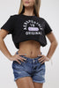 Camiseta Para Mujer 87 NY Aero Graphic Level 1 Dark Black