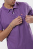 Camiseta Tipo Polo Para Hombre Aero Guys Ss Solid Polo Purple Hebe