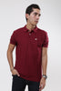 A87 Logo Polo Vino Tinto Fashion