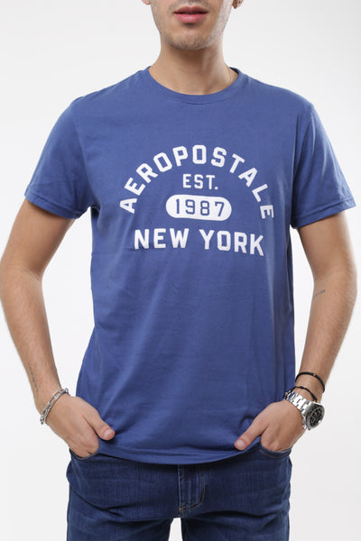 Camiseta Para Hombre 87 Aero Level 2 Graphic Tees Blue Depths