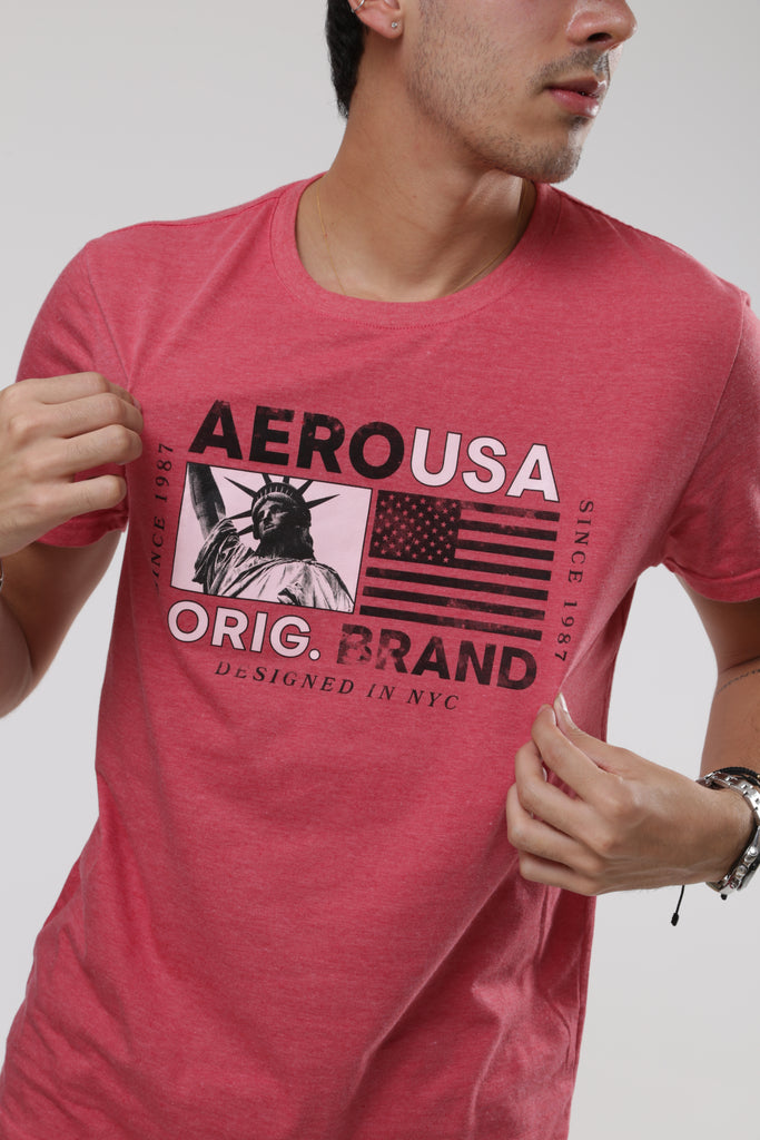 Aero Level 1 Graphic Tees Cherry Slush