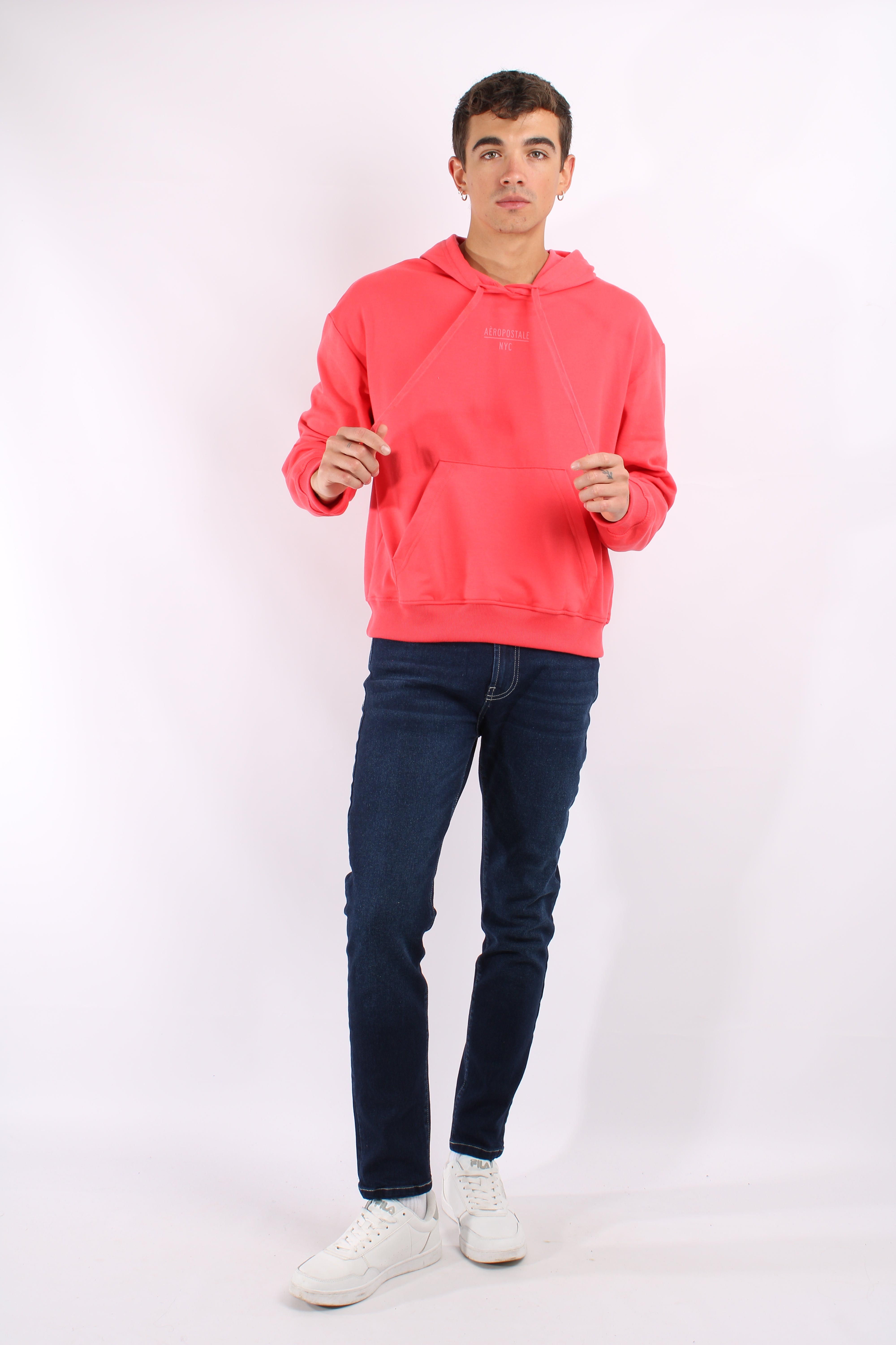 Buzo Rosado Para Hombre Aeropostale Guys Popover Hoodies Porcelain Ros