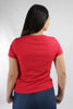 Camiseta Básica Para Mujer Round Neck Aero Girls Solid Ss True Red