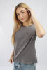 Camiseta Para Mujer Logo Grey Aero Girls Solid Ss Tectonic Gray