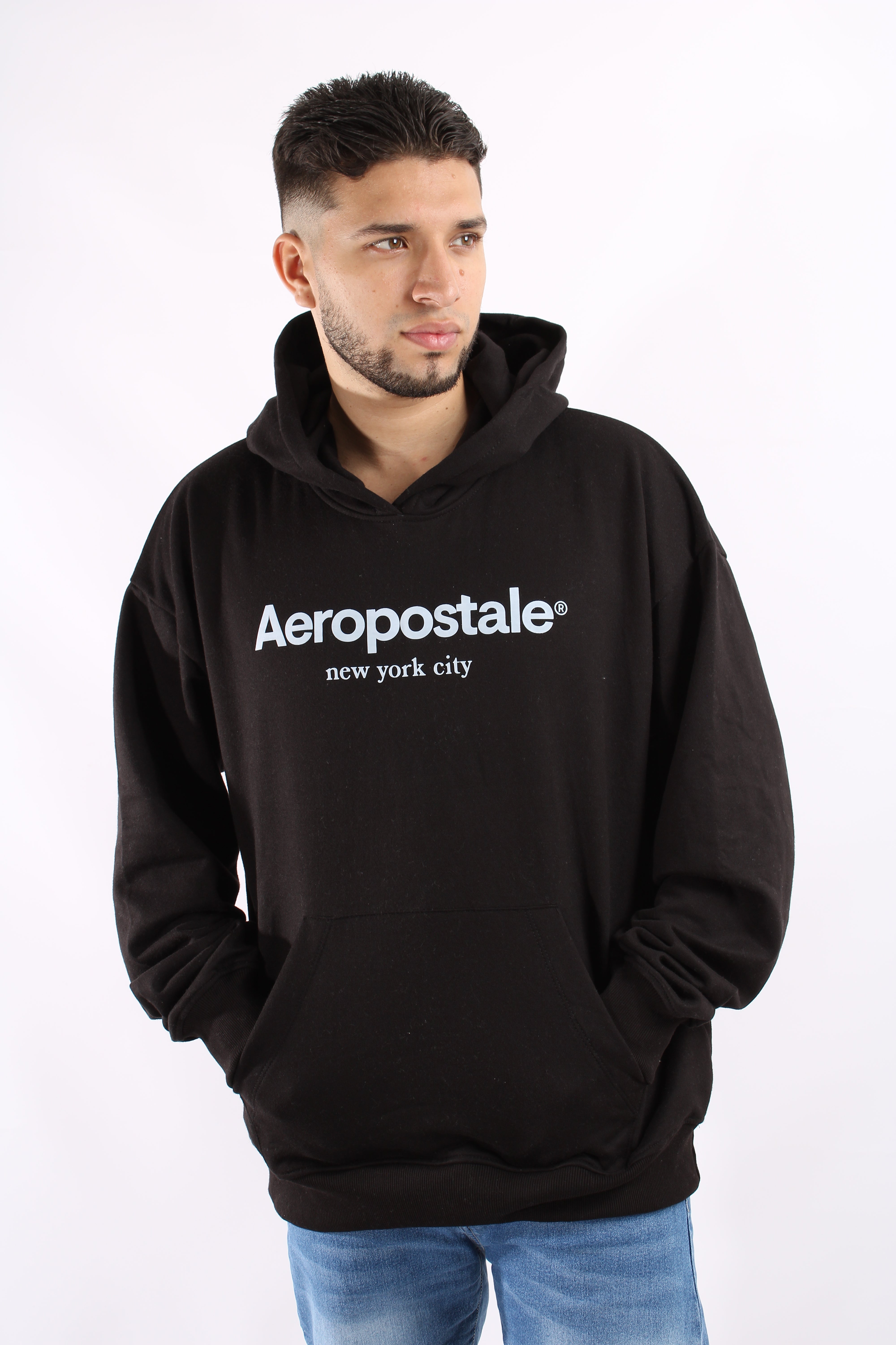 Hoodie Buzo Negro Hombre Buzo Negro Para Hombre Aeropostale Guys