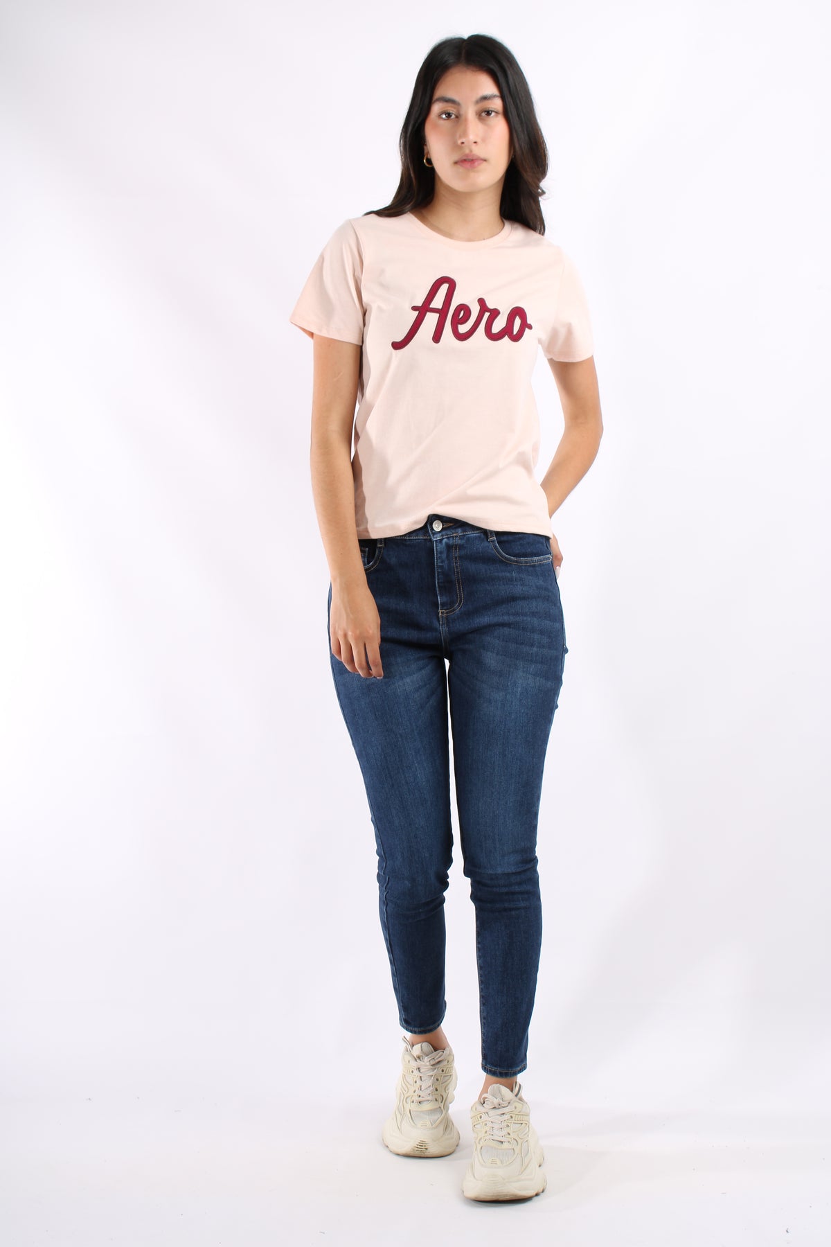 Camiseta Para Mujer Aeropostale Graphic Level 2 Primrose Pink 4115