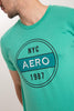 Camiseta Para Hombre Aero Level 2 Graphic Tees Laurel Green