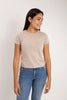 Aero Girls Solid Ss Tan