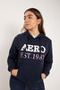 Aero Girls Fleec Pop Over Cadet Navy