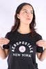 Camiseta Negra Para Mujer Aeropostale Graphic Level 1 6764