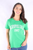 Camiseta Verde Para Mujer Aeropostale Graphic Level 1 6723