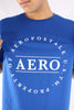 Camiseta Azul Para Hombre Aeropostale Level 1 Graphic Tees 4940