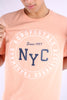 Camiseta Naranja Para Hombre Aeropostale Level 1 Graphic Tees 4950