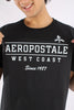 Camiseta Negra Para Hombre Aeropostale Level 1 Graphic Tees 4955