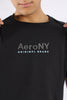 Camiseta Negra Para Hombre Aeropostale Level 2 Graphic Tees 9834