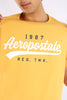 Camiseta Amarilla Para Hombre Aeropostale Level 2 Graphic Tees 4954