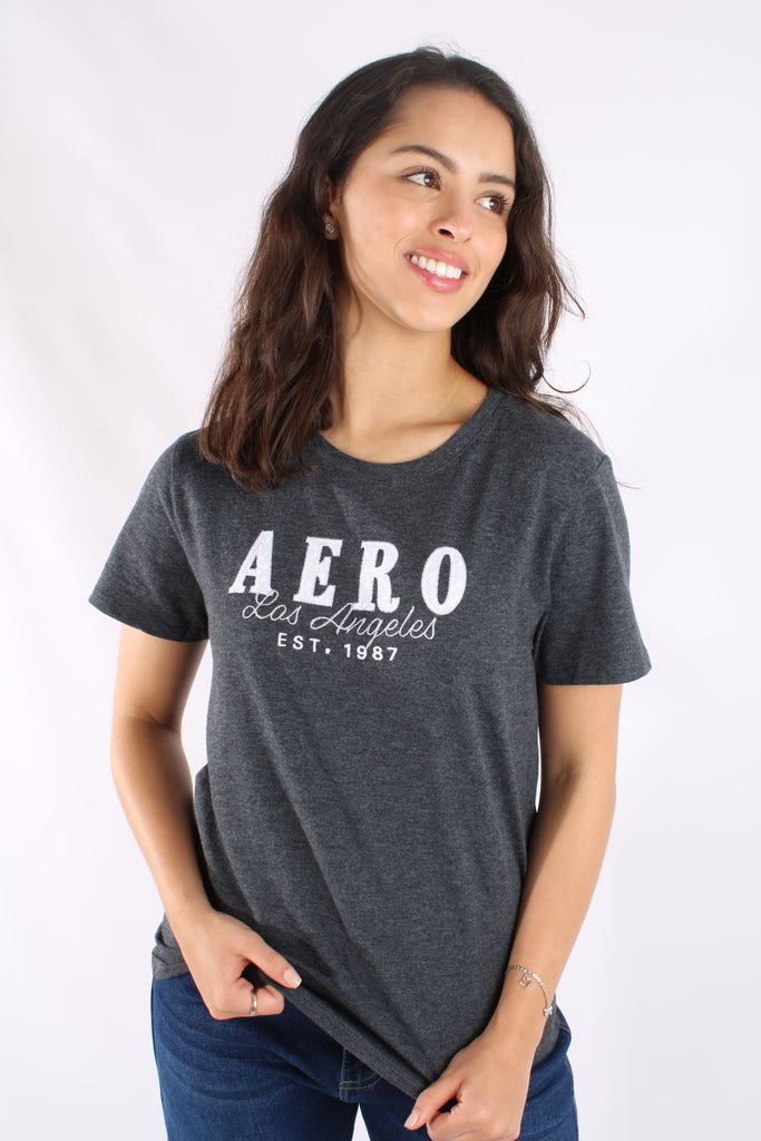 Camiseta Para Mujer Gris Aeropostale Graphic Level 2 6612