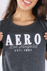 Camiseta Para Mujer Gris Aeropostale Graphic Level 2 6612