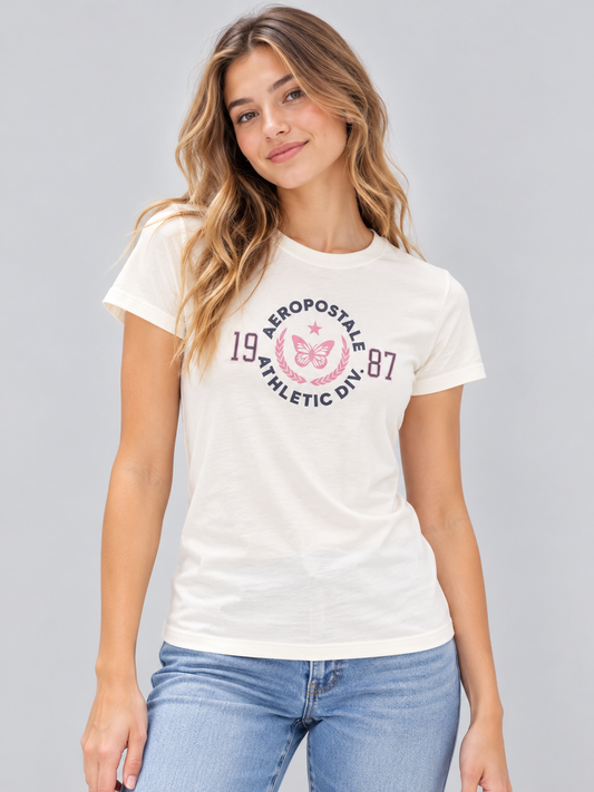 Camiseta Para Mujer Aero Graphic Level 1 Birch