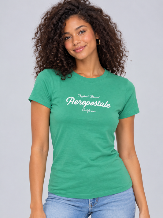 Camiseta Para Mujer Aero Graphic Level 2 Still Water