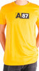 Aéro Camiseta Amarilla Oscura Level 1 Graphic Tees