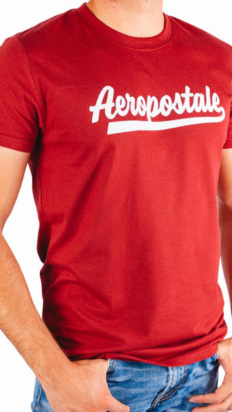 Aéro Camiseta Roja Level 2 Graphic Tees