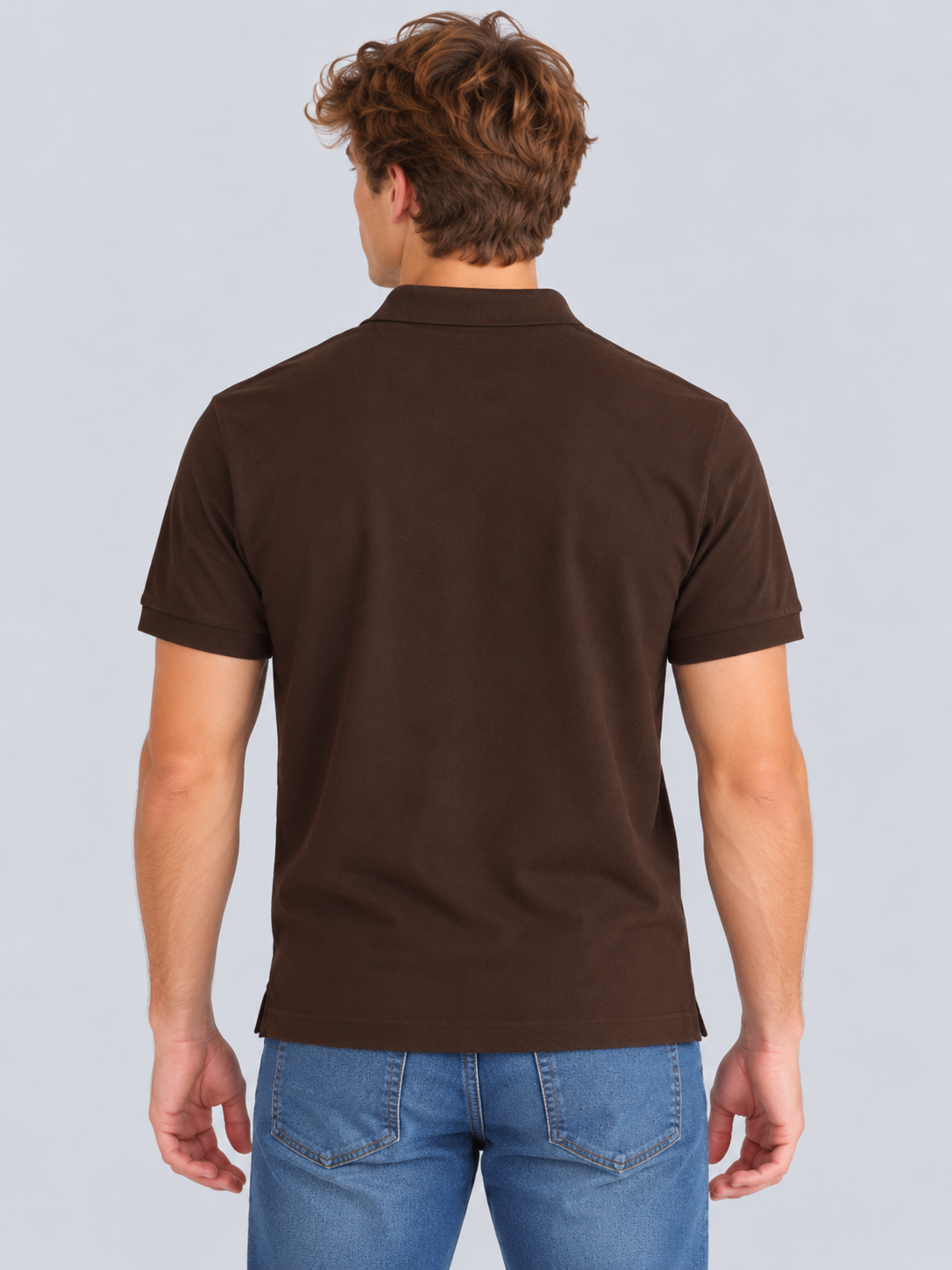 Camiseta Polo Para Hombre Aero Guys SS Solid Polo Hot Chocolate