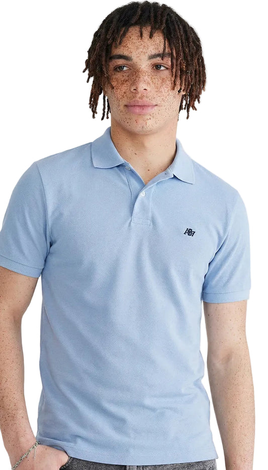 Polo Para Hombre Aero Guys Ss Solid Polo Kentucky Blue New 7907