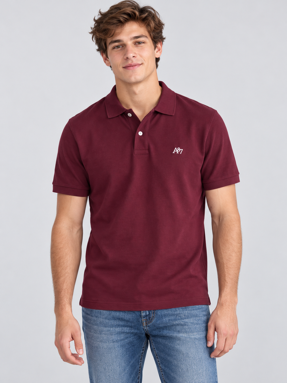 Camiseta Polo Para Hombre Aero Guys SS Solid Polo Port Royale