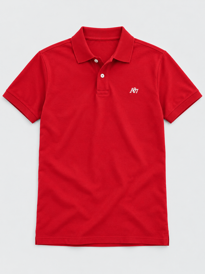 Camiseta Polo Para Hombre Aero Guys SS Solid Polo True Red