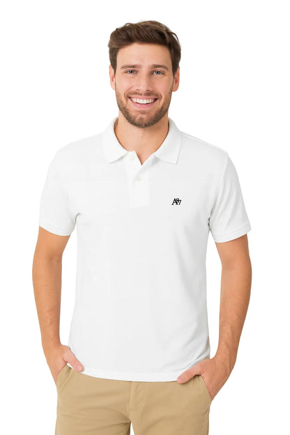Polo Blanca Para Hombre Aeropostale  Guys Polo Other Birch 7907