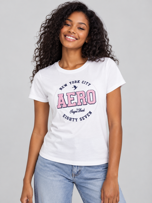 Camiseta Para Mujer Aero Graphic Level 2 Birch