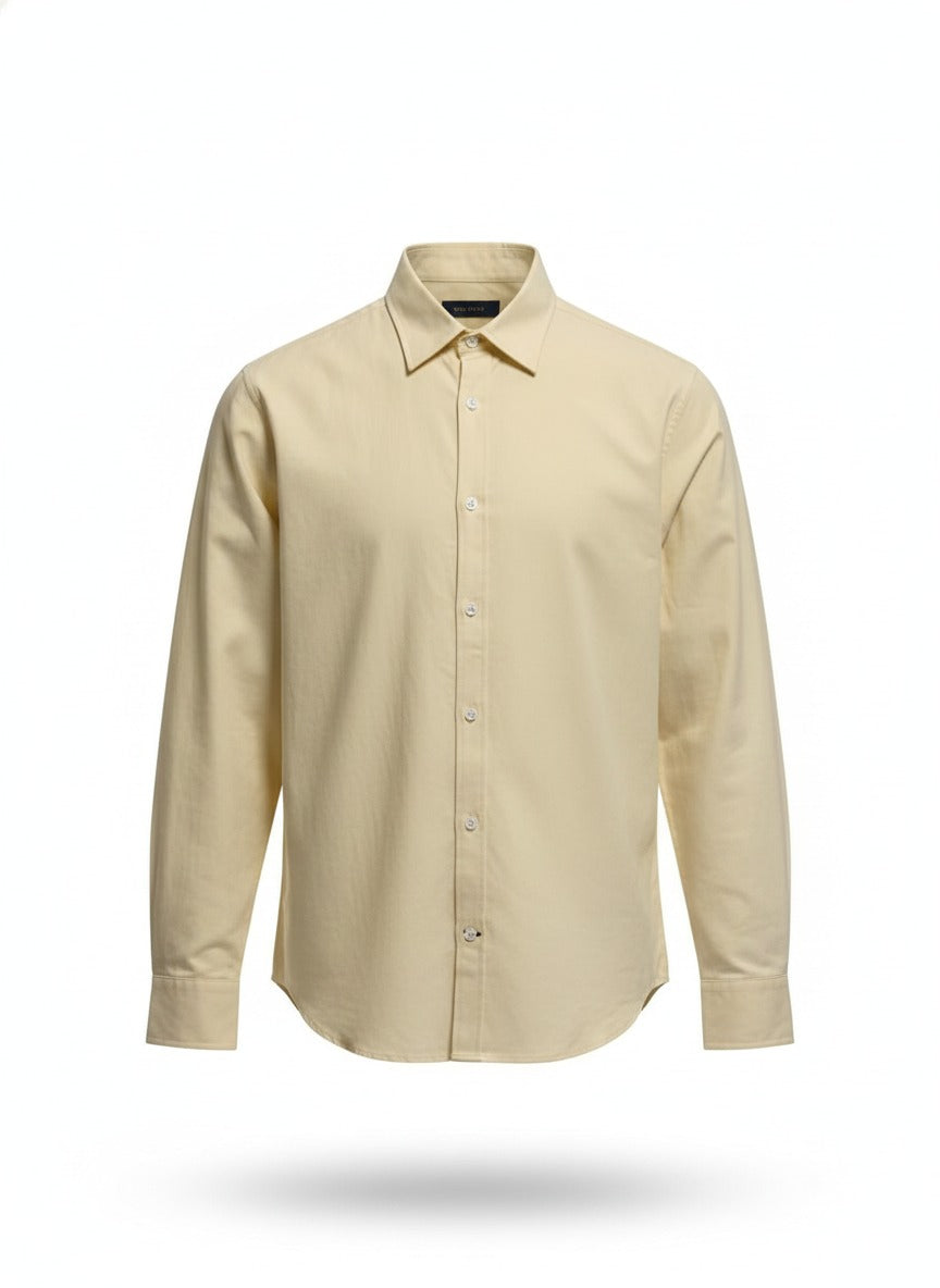 Camisa Amarilla Para Hombre Aero Guys Ls Woven Shirts Illuminating