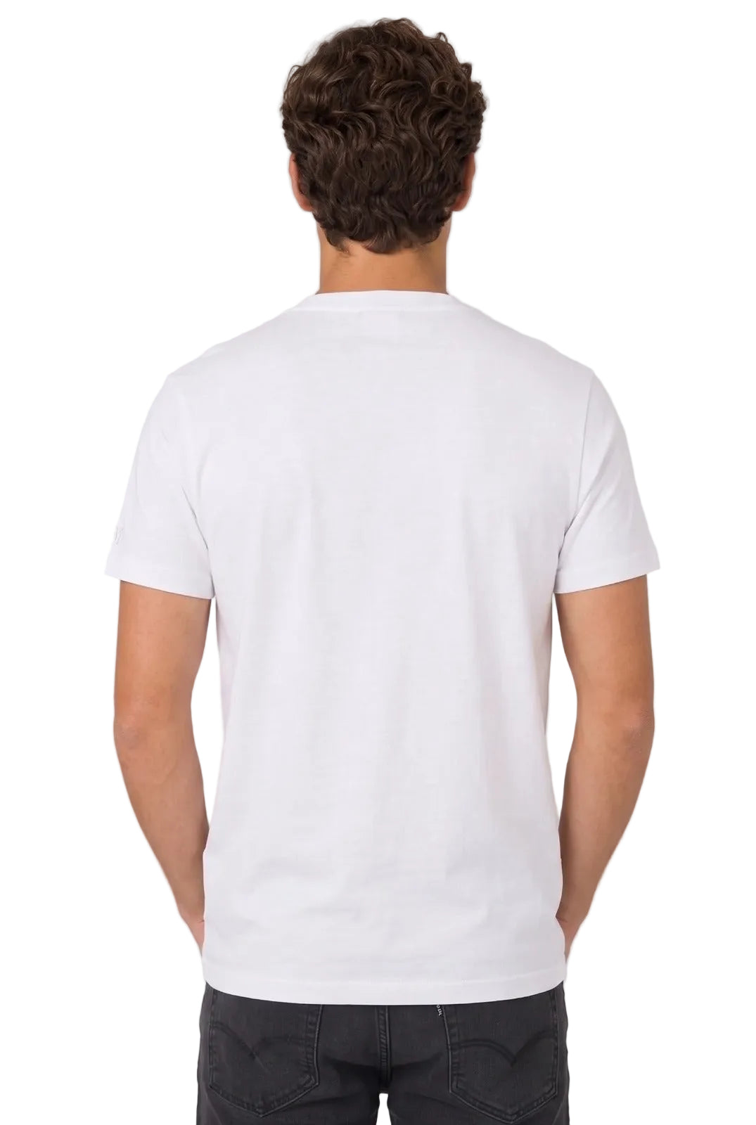 Camiseta Basica Blanca  Para Hombre Aeropostale Guys Ss Tees Bleach 4240