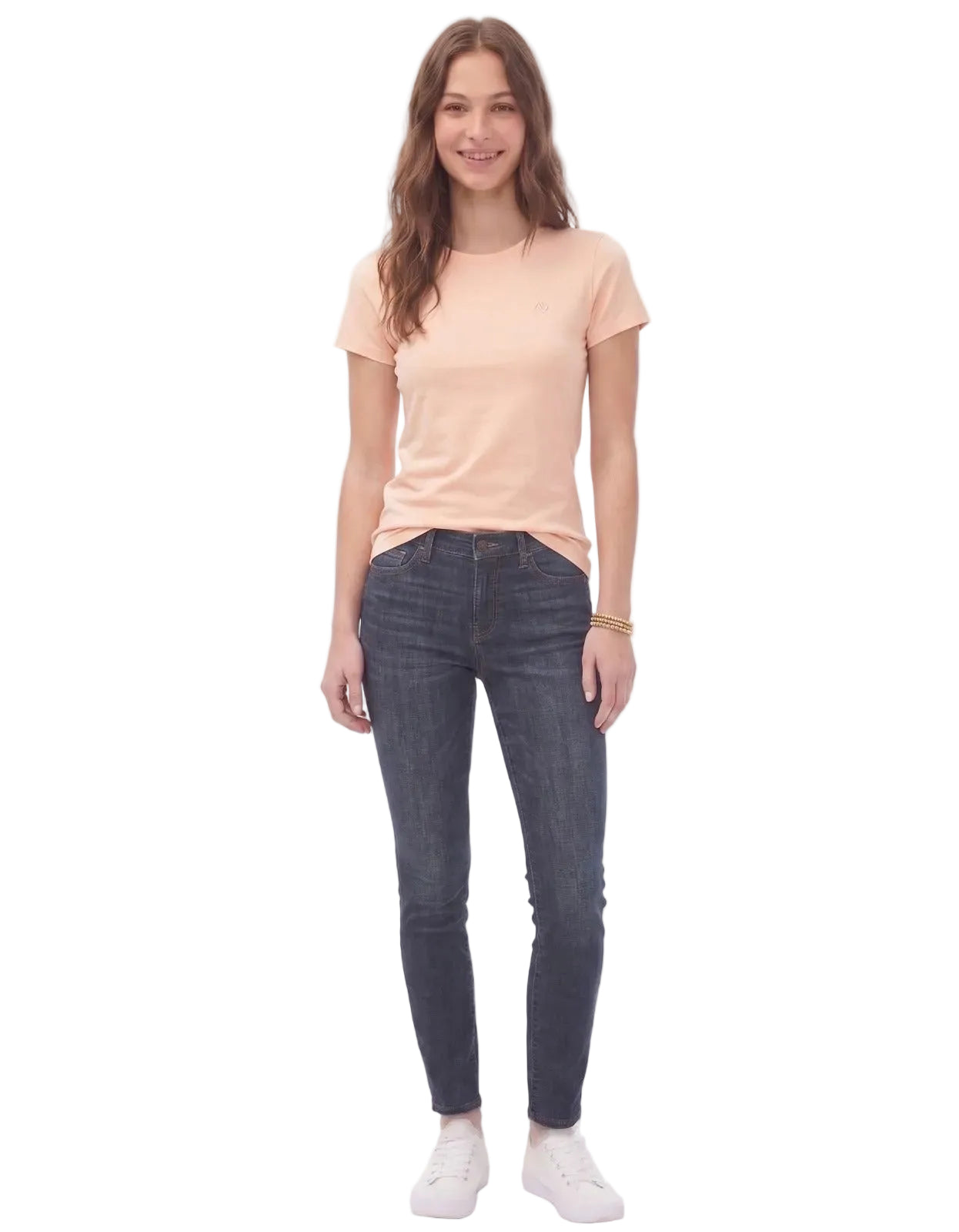 Camiseta Basica Para Mujer Aero Girls Solid Ss Primrose Pink  4204