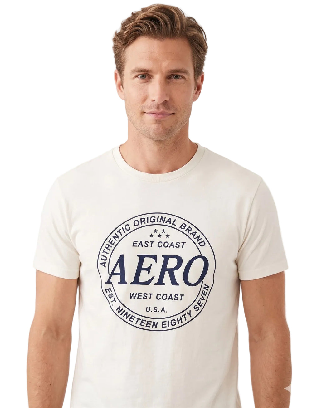 Camiseta Para Hombre Aero Level 1 Graphic Tees Birch 6181