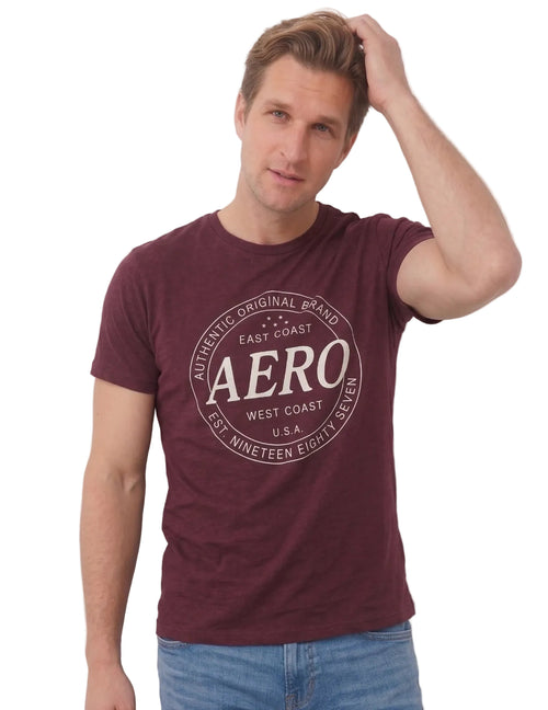 Camiseta Para Hombre Aero Level 1 Graphic Tees Port Royale 6181