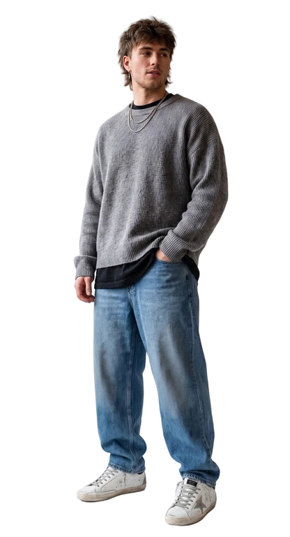 Jean para Hombre Aeropostale Guys Baggy Medium Wash 4090