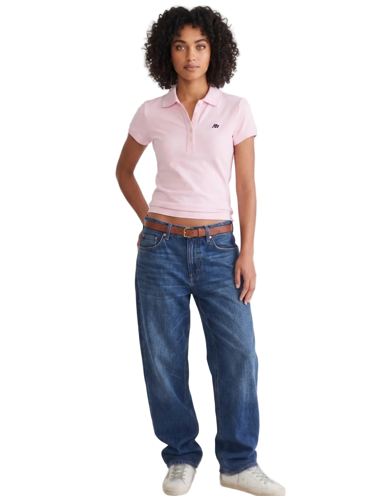 Polo Para Mujer Aero Solid Polo Baby Pink 4164