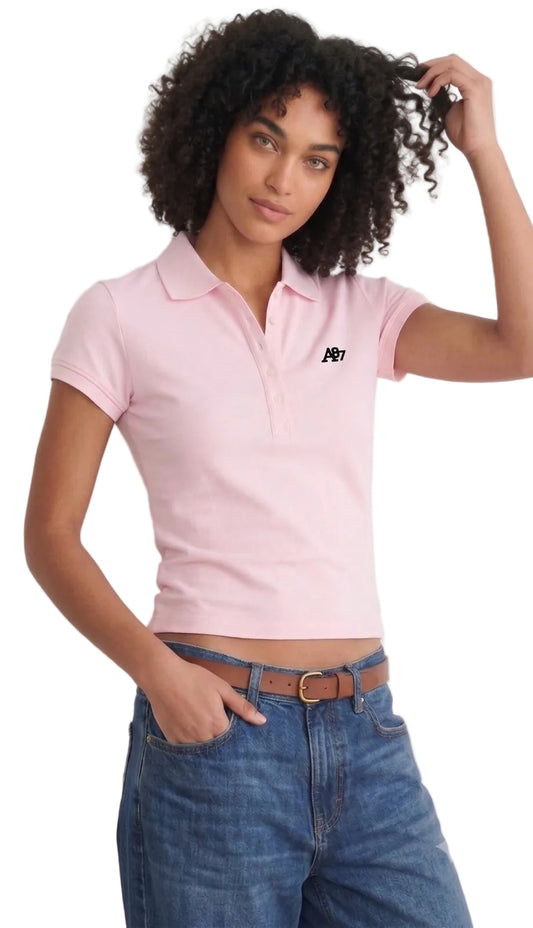 Polo Para Mujer Aero Solid Polo Baby Pink 4164